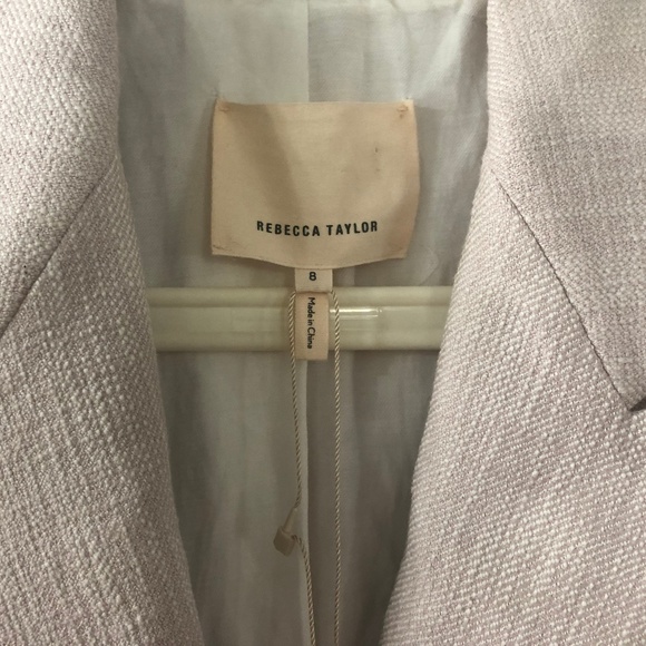 Rebecca Taylor Slub Ruffle Jacket - Picture 4 of 7